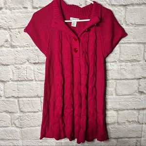Hannah Sweater‎ Pink Dress Tunic Womens Size Large